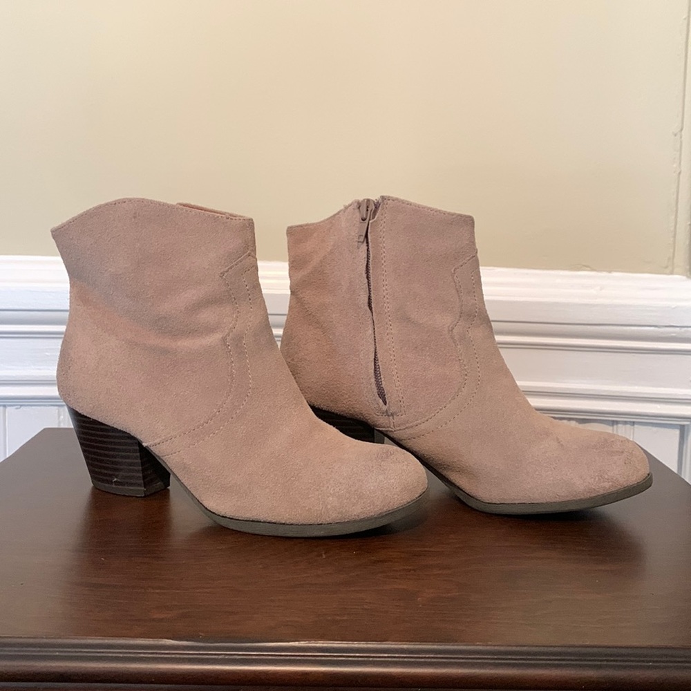 Lucky Brand Suede Booties